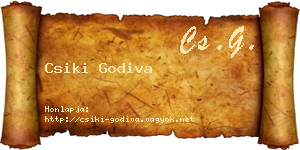 Csiki Godiva névjegykártya